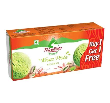 Kesar Pista Ice cream - Thirumala Milk